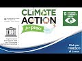 CLIMATE ACTION FOR PEACE - CLUB UNESCO LUCCA - 2019