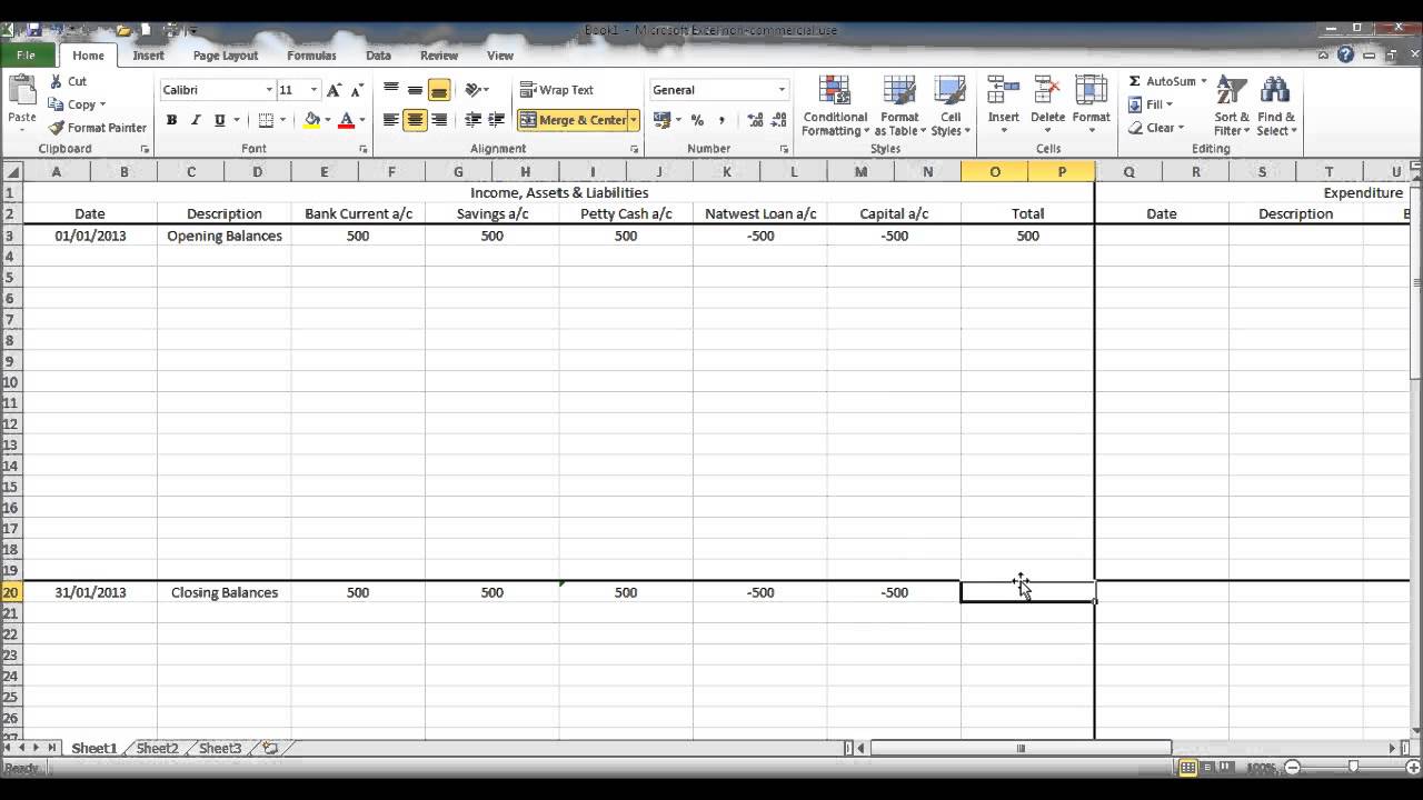 create-a-bookkeeping-spreadsheet-using-microsoft-excel-part-2-youtube-bigyrecipes