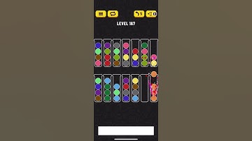 Ball sort puzzle level 167