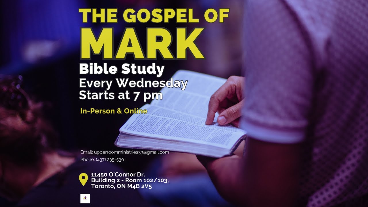 THE GOSPEL OF MARK - WEDNESDAY BIBLE STUDY | 2026 03 18 - YouTube