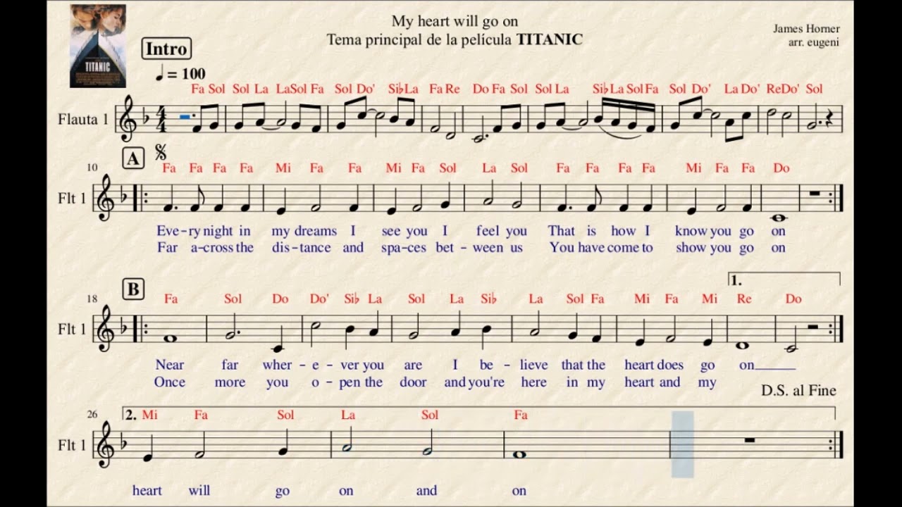 TITANIC (FLAUTA + ACOMPAÑAMIENTO)