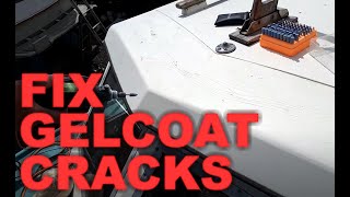 Repair Gelcoat Cracks Step By Step 🌟 includes materials list ✔️ proven gelcoat crack repair method by Project Fury 133,432 views 3 years ago 9 minutes, 8 seconds