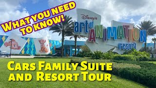 Disney's Art of Animation Cars Suite and Full Resort Tour 2023