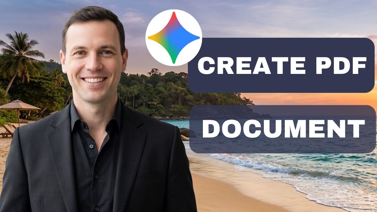 How to Create a PDF Document Directly in Gemini AI (full guide 2026 ...