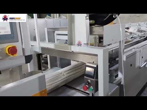 On-line PVC / PE / PPR pipe bundling and PP strapping packing line