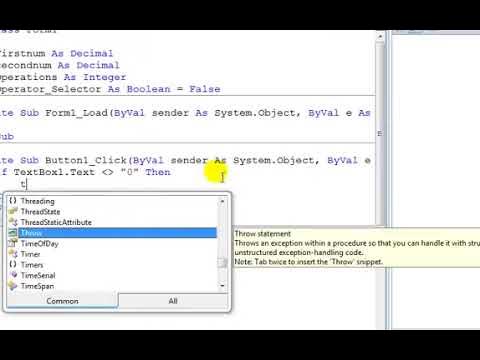 How to Create Calculator in Visual Basic Net Full Tutorial - YouTube