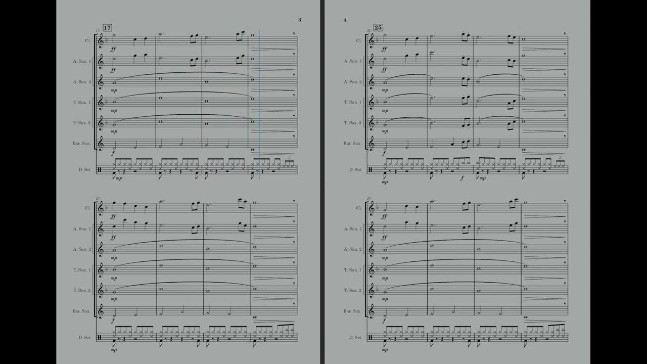 Sweden (C418) in Eb Major A Woodwind Ensemble Arrangement YouTube