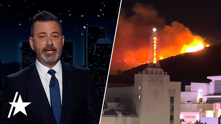 Jimmy Kimmel Emotional Over LA Wildfires In Late Night Return