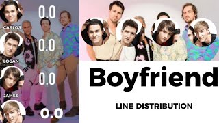 Big Time Rush - Boyfriend (Line Distribution)
