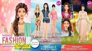 Indian Fashion Stylist : Game Play On IPad screenshot 1