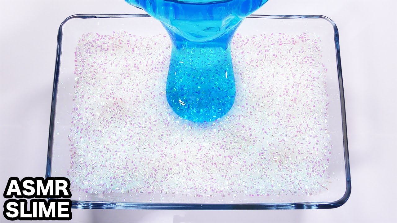 【DIY】ビングスビーズ入れすぎスライムを作る【slime ASMR】