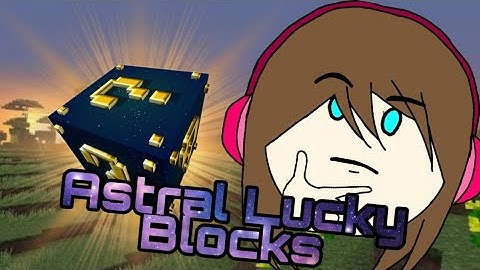 MCPE Astral Lucky Blocks Mod Review + PVP  (Link for download is in the Description)