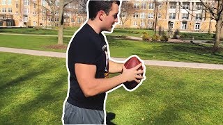 A warm day at BGSU | Football & Frisbee