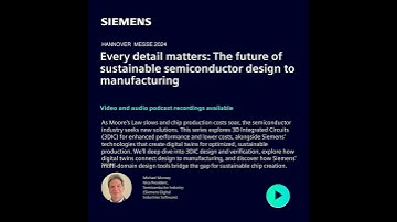 The Future of Sustainable Semiconductor Design to Manufacturing