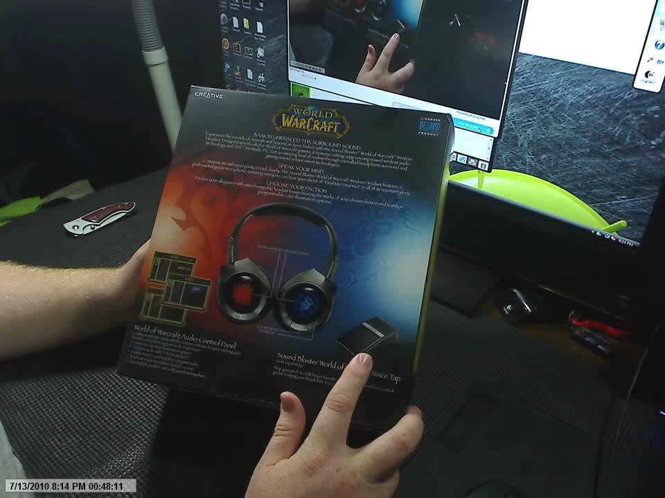 world of warcraft wireless headset by sound blaster YouTube