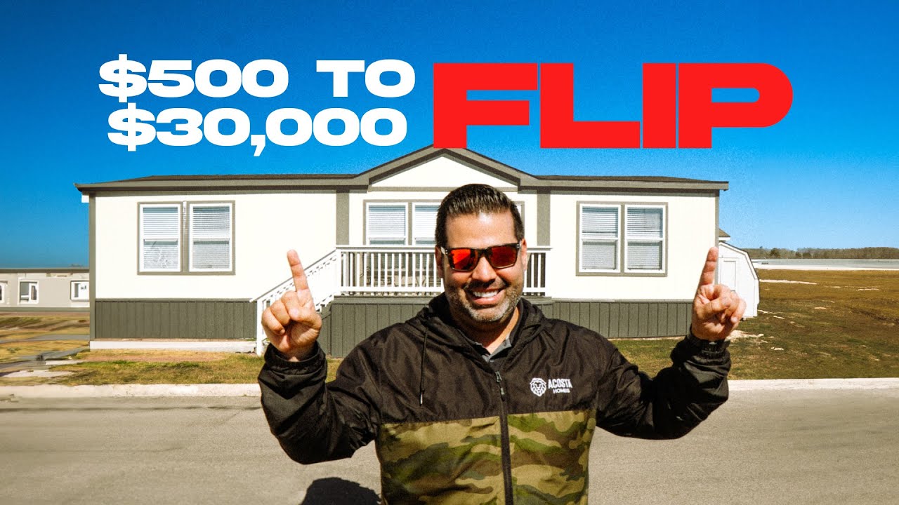 I Flipped a Trash $500 Mobile Home & Made $30K!