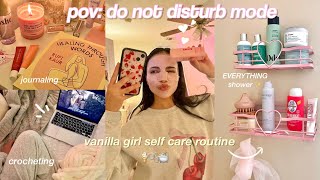 self care vlog  skincare, shower routine, journaling + wellness