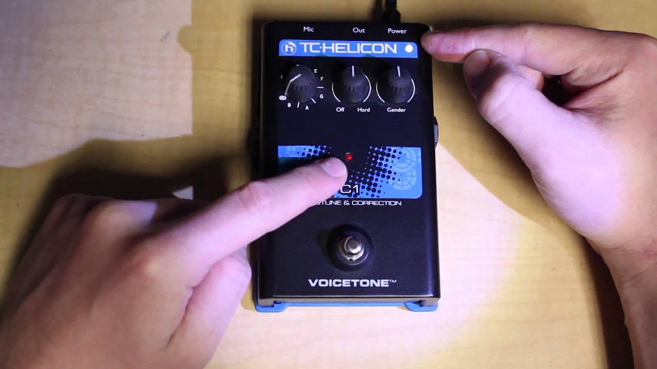 TC Helicon   How to Calibrate VoiceTone Singles, Mic Mechanic & Harmony  Singer