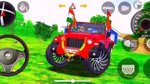Modified Mahindra Thar😈Games:Indian Blue Thar (Gadi Wala Games)Car Game Android Game -#2025 part 25