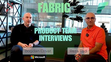Reza Interview with the Microsoft Fabric Team   Bogdan Crivat