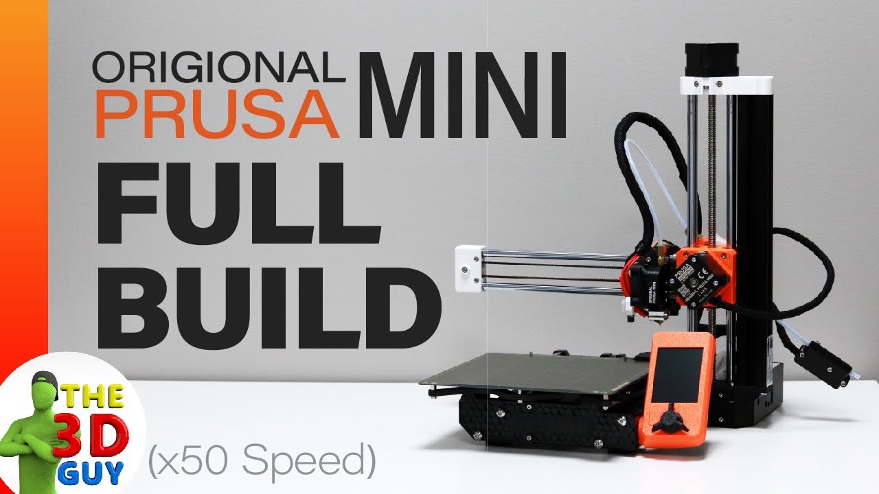 Prusa Mini Time-Lapse Build (x50Speed) - YouTube