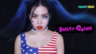 Harley Quinn Suicide Squad Makeup Tutorial | Ploiawait screenshot 1