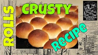 Crusty Bread Rolls how to Recipe Demonstration in Bakery