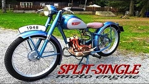 Split-Single engine Motorcycle !