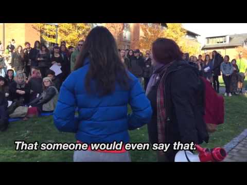 Lewis & Clark students protest over racist comments on Yik Yak