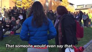 Lewis & Clark students protest over racist comments on Yik Yak