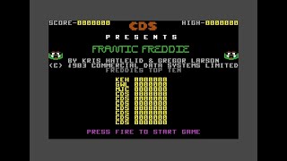 Commodore 64 Longplay [376] Frantic Freddie (Disk version) (EU)