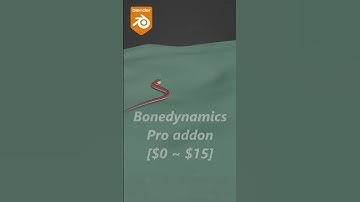 How to animate a sliding snake using Bonedynamics addon [short Blender tutorial]