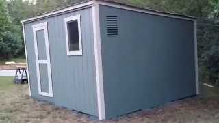 Lean to conversion to lumber shed part 3