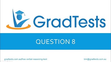 Free Verbal Reasoning Test 4 Question 8