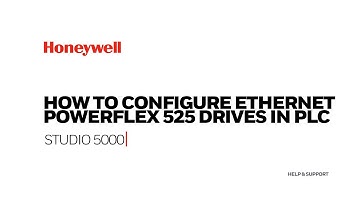 How to Configure Ethernet PowerFlex 525 Drives in PLC