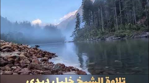 من روائع تلاوات الشيخ خليل ديدي سورة القيامة