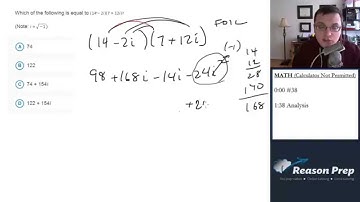 #38 - Imaginary Numbers, New SAT Foundations - Math