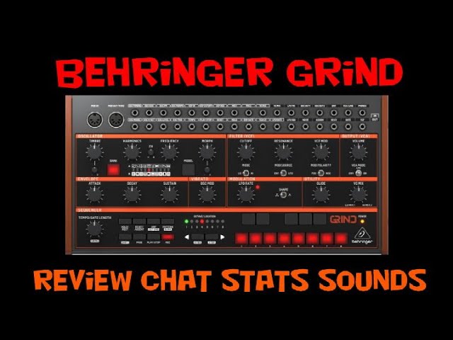 Behringer Grind review chat stats - YouTube