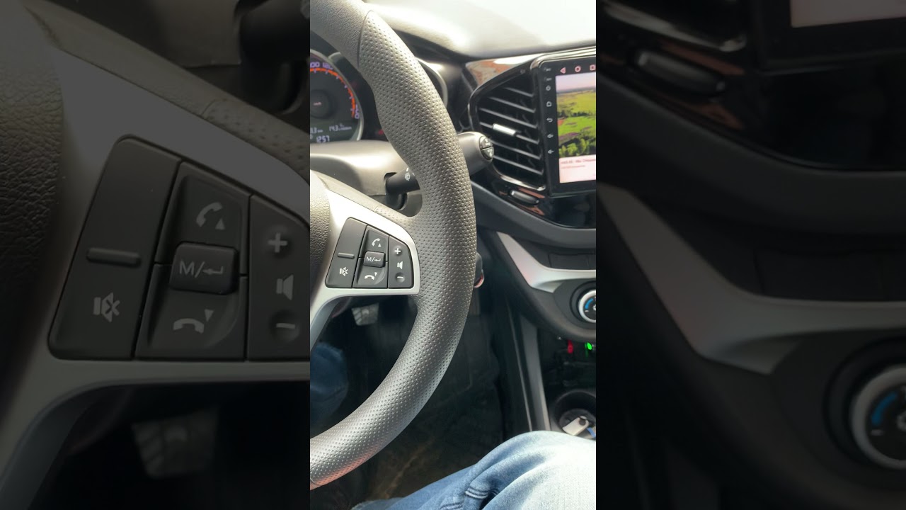 Установка CB рации на LADA vesta .Лада Веста Оптим Аполло Optim Apollo ...