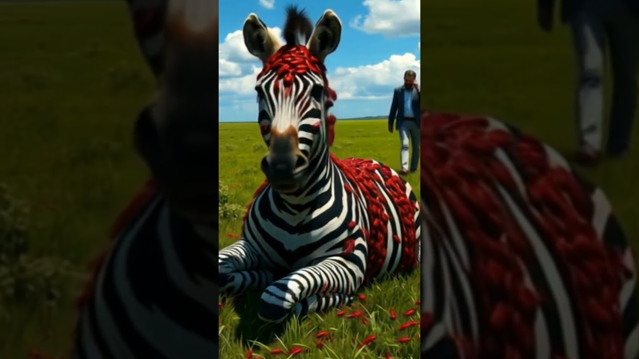 Zebra’s Life Saved 🙏 Thanks to Rescue Team" 