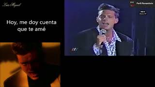 LUIS MIGUEL - AYER - Con Letra