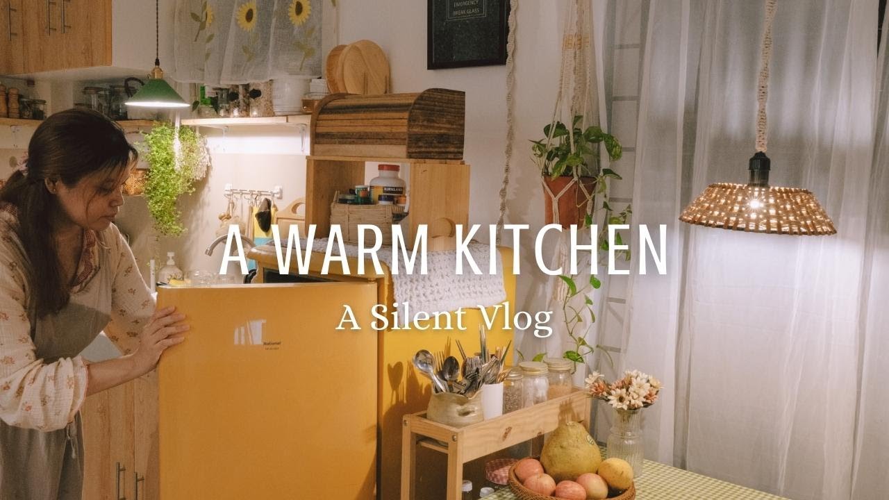 Making a Warm Kitchen | Home Cooking and DIY Ceiling Lamp | Silent Vlog #64 | Philippines