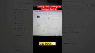 Day 01/120:-  DSA Question Challenge on Leetcode 😍 #dsa #shorts #a2z