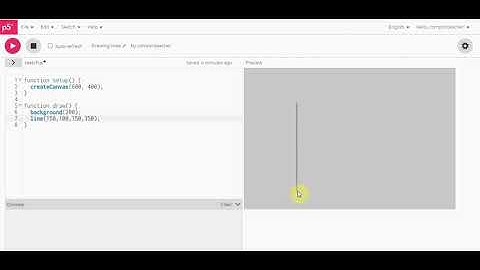 Drawing lines using P5