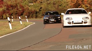 Nissan Skyline R34 S1 Gt-R Vs Toyota Supra Mkiv - File404