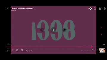 Challenge countdown from 6500