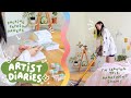 ✨ARTIST DIARIES✨ Packing Orders, Breaking My Lease, Scheduling, Embracing Sadness, & more!