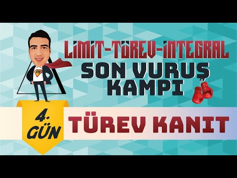 Türev KANIT I Limit-Türev-İntegral Son Vuruş Kampı 🥊 I 4. Gün I #yks2024 #mathman