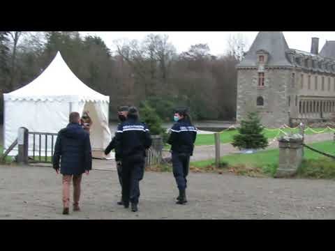 Rocher Portail :  la visite des gendarmes