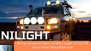 14AWG Wiring Harness Kit Overview | Dual Lead Harness for LED Light Bars (300W Rated)
